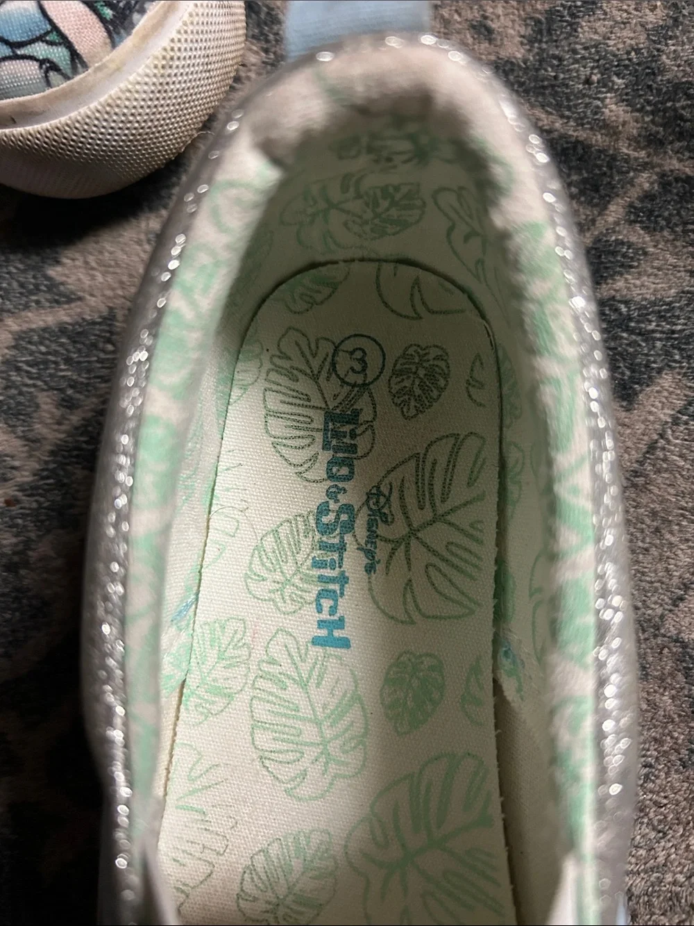 Blue Character Slip-On Kids Sneakers